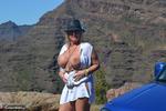 Nude Chrissy. Jeep Trip Gran Canaria Free Pic 3