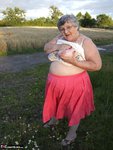 Grandma Libby. Flashing Outdoors Free Pic 5