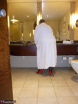 Grandma Libby. White Robe Bathroom Free Pic 5