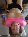 Busty Bliss. Pink Workout Free Pic 17