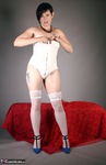 Zanderlee. White Outfit Striptease Free Pic 9