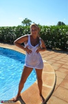 Sweet Susi. Wet T-Shirt At The Pool Free Pic 20