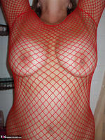 Busty Bliss. Red Fishnet In The Shower - By Request Pt1 Free Pic 3