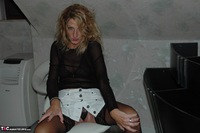 Kyras Nylons. White Skirt Pt1 Free Pic 18