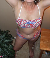 Busty Bliss. Flags & Feet Free Pic 10