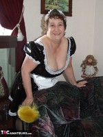 Kinky Carol. PVC French Maid Free Pic 6