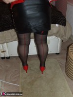 Kinky Carol. Red PVC & Black Leather Mini Pt1 Free Pic 6