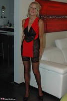 Kyras Nylons. Kyra Red Dress Free Pic 5