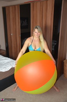 Sweet Susi. Naked With A Huge Beach Ball Free Pic 2