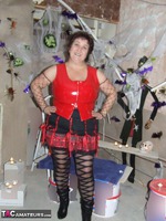 Kinky Carol. Halloween Black & Red PVC Free Pic 1