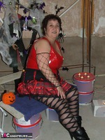 Kinky Carol. Halloween Black & Red PVC Free Pic 3