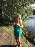 Sweet Susi. On The Bench By The Lake Free Pic 5