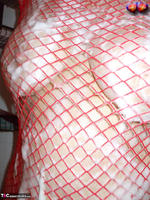 Busty Bliss. Busty Bliss Gets Red Net Body Stocking Soapy & Sudzy Free Pic 11