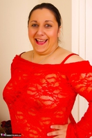 Kimberly Scott. Lace Red Dress & Pink Vibrator Pt1 Free Pic 2