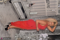 Phillipas Ladies. Dolly In Her Sexy Red Dress Free Pic 6