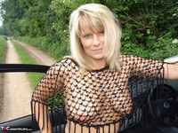 Sweet Susi. Posing In My PVC Thigh Boots With The Car Free Pic 10