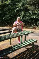 Lexie Cummings. Lexie Strips At The Picnic Bench Free Pic 20