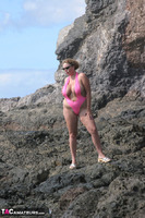 Curvy Claire. Mankini On The Rocks Pt1 Free Pic 2