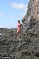 Curvy Claire. Mankini On The Rocks Pt1 Free Pic 3
