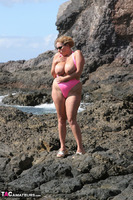 Curvy Claire. Mankini On The Rocks Pt1 Free Pic 14