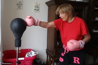 Abby Roberts. Boxing & Strip In The Garden Free Pic 1