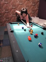 Kims Amateurs. Kim, Juicy Ginger & Candy At The Pool Table Free Pic 2