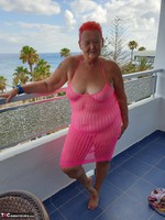 ValGasmic Exposed. Pink Dress Free Pic 2