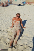 Sweet Susi. In The Sand On The Beach Free Pic 1