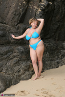 Curvy Claire. Claire Exhibitionist On The Beach Pt1 Free Pic 1