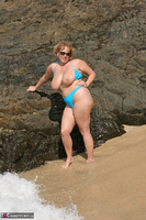 Curvy Claire. Claire Exhibitionist On The Beach Pt1 Free Pic 15