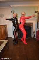Phillipas Ladies. Dimonty & Camilla In Their PVC Catsuits Free Pic 10