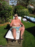 Chrissy UK. Eighties Fun In The Garden Free Pic 11