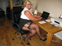 Chrissy UK. A Day At Work Free Pic 3