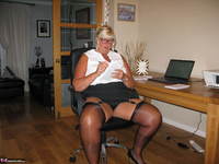 Chrissy UK. A Day At Work Free Pic 5