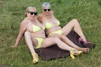 Savana. Yellow PVC Bikini Lesbo's Pt3 Free Pic 17