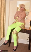 Dimonty. Lime Catsuit Striptease Free Pic 20