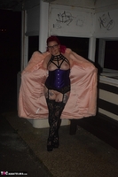 Mollie Foxxx. Pink Fur Coat Free Pic 17