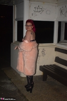 Mollie Foxxx. Pink Fur Coat Free Pic 18
