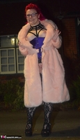 Mollie Foxxx. Pink Fur Coat Pt2 Free Pic 1