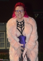 Mollie Foxxx. Pink Fur Coat Pt2 Free Pic 3
