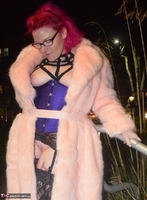 Mollie Foxxx. Pink Fur Coat Pt2 Free Pic 5