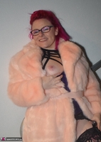Mollie Foxxx. Pink Fur Coat Pt2 Free Pic 14