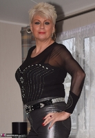 Dimonty. Black Leather Trousers Free Pic 1