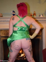 Mollie Foxxx. Posh Green Dress Free Pic 14