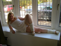 Samantha. White Lingerie In The Window Free Pic 5