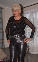 Dimonty. Black Leather Trousers Pt3 Free Pic 7