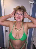Busty Bliss. Green Bikini From A Fan Free Pic 6