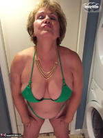 Busty Bliss. Green Bikini From A Fan Free Pic 7