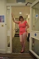 Barby Slut. Pink Dress In A Hotel Room Free Pic 2
