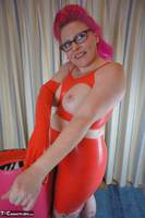 Mollie Foxxx. Red Rubber Dress Pt2 Free Pic 11